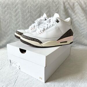 Jordan 3 Retro Neapolitan Dark Mocha White/Brown/Cream/Pink Size 7.5‎ Women’s